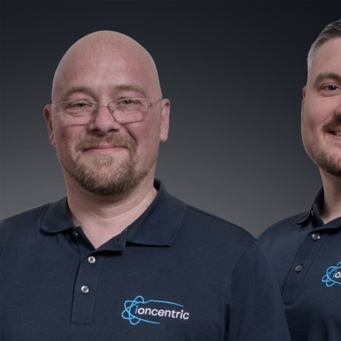 Prof. Dr. Salvatore Sternkopf und Marcel Feldmann, Mitgründer von ioncentric
